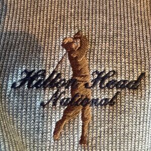 “ SALE” !! HILTON HEAD NATIONAL Embroidered KNIT TOP